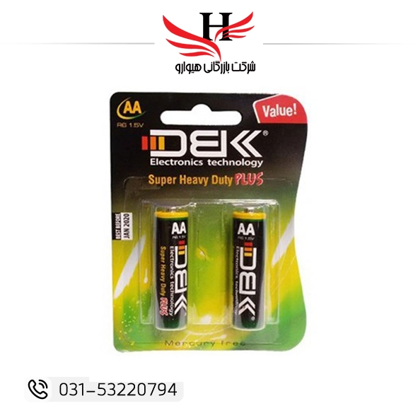 باتری قلم معمولی DBK مدل AA مناسب مصرف روزمره، کنترل و لوازم خانگی | خرید عمده باتری DBK از هیوارو شهرضا اصفهان و تهران